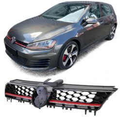 Grelha Frontal Volkswagen Golf 7 com Lista Vermelha