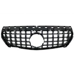 Grelha Frontal Mercedes CLA C117 Panamericana Preto Brilhante