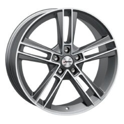AUTEC Rias 19x8,5 ET38 5x105 - titanium silver matt polished