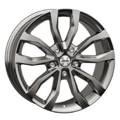 AUTEC Uteca 19x8,5 ET38 5x120 - titanium silver
