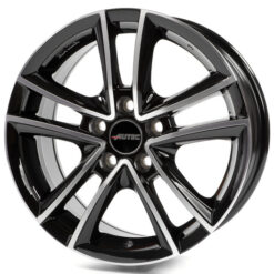 AUTEC Yucon 17x7,5 ET47 5x100 - black polished