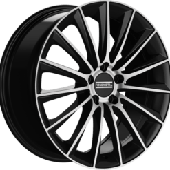FONDMETAL AIDON 19x9 5x112 ET44 -GLOSSY BLACK MACHINED