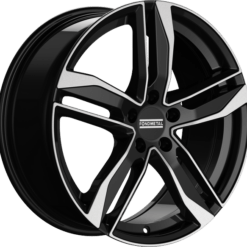 FONDMETAL HEXIS 19x8,5 5x112 ET40 -GLOSSY BLACK MACHINED