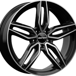 GMP FASTEN 19x8 5x108 ET40 -BLACK DIAMOND