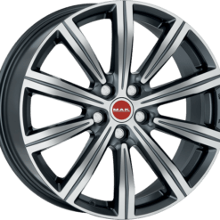 MAK BIRMINGHAM 20x8,5 5x120 ET43 -GUN METALLIC MIRROR FACE