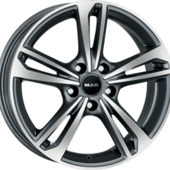 MAK EMBLEMA 17x7 5x105 ET42 -GUN METALLIC MIRROR FACE