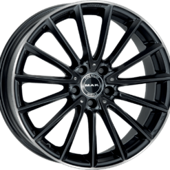 MAK KOMET 19x8 5x112 ET33 -GLOSS BLACK MIRROR RING