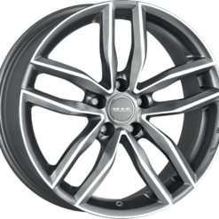 MAK SARTHE 19x8,5 5x112 ET42 -GUN METALLIC MIRROR FACE