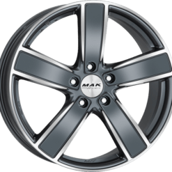 MAK TURISMO-FF 21x9,5 5x130 ET71 -GUN METALLIC MIRROR FACE