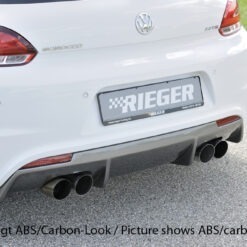 Difusor VW Scirocco 3 (13) 2-dr. 08.08-04.14   -Preto Mate