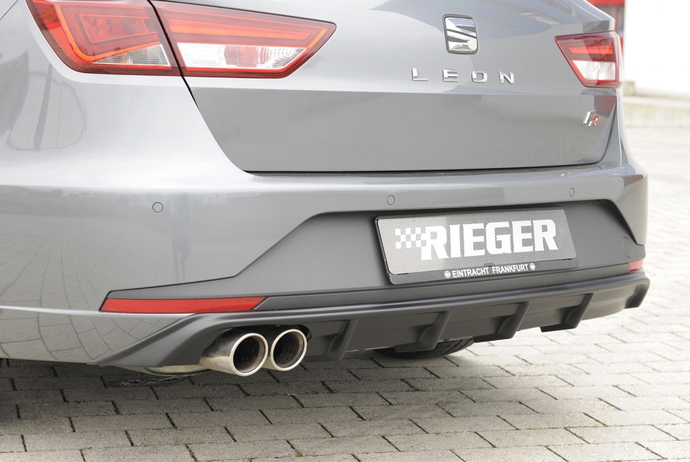 Difusor Seat Leon FR (5F) 5-dr. (ST/station wagon) 01.13-12.16 -Preto Mate - Image 2