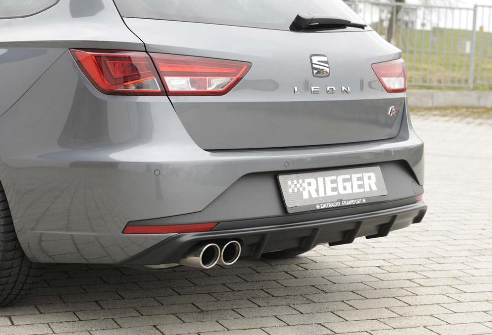 Difusor Seat Leon FR (5F) 5-dr. (ST/station wagon) 01.13-12.16 -Preto Mate - Image 3
