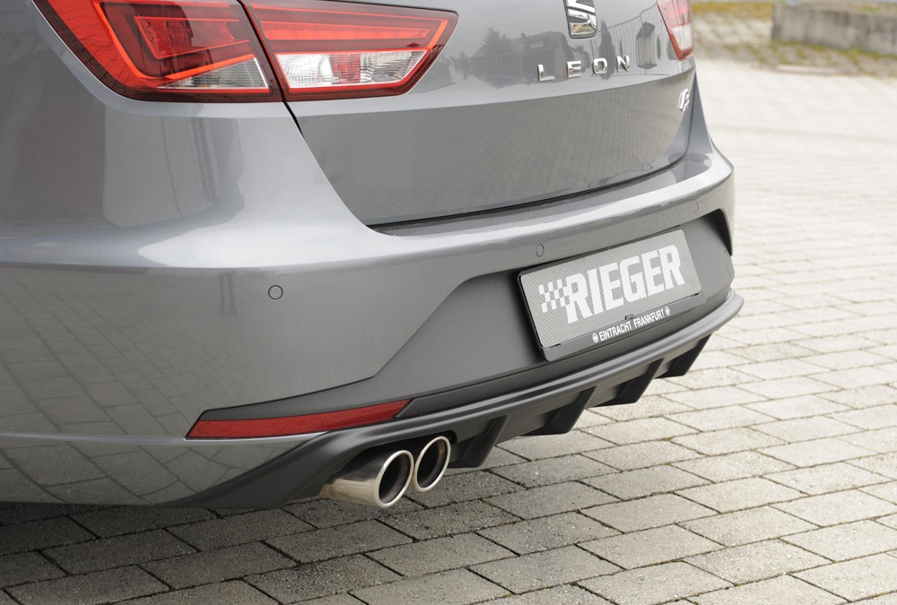 Difusor Seat Leon FR (5F) 5-dr. (ST/station wagon) 01.13-12.16 -Preto Mate - Image 4