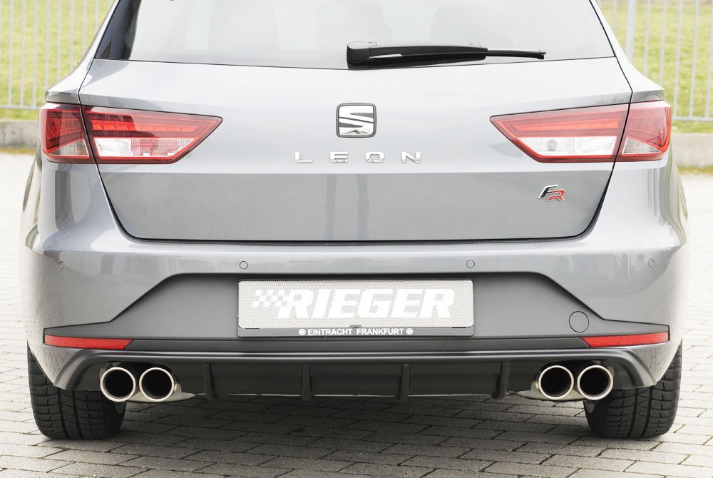 Difusor Seat Leon FR (5F) 5-dr. (ST/station wagon) 01.13-12.16 -Preto Mate - Image 2