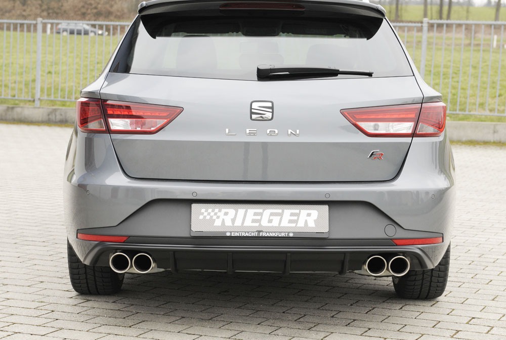 Difusor Seat Leon FR (5F) 5-dr. (ST/station wagon) 01.13-12.16 -Preto Mate - Image 3
