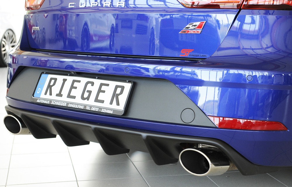 Difusor Seat Leon Cupra (5F) 5-dr. (ST/station wagon) 01.17- -Preto Mate - Image 2