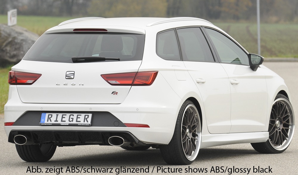 Difusor Seat Leon FR (5F) 5-dr. (ST/station wagon) 01.17- -Preto Mate - Image 3