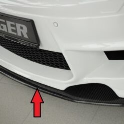 Spoiler / Lip BMW 1-series E87  (187 / 1K2/1K4) 4-dr. 09.04-08.11 Preto Mate