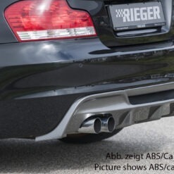 Difusor BMW 1-series E82, E88  (182 / 1C) coupe 10.07-  -Preto Mate