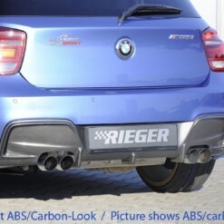 Difusor BMW 1-series F21  (1K2) sedan / 2-dr. 09.12-03.2015   -Preto Mate