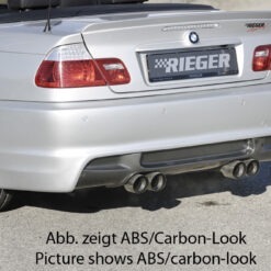 Alternative view of Difusor BMW 3-series E46 sedan 02.98-12.01   -Preto Mate