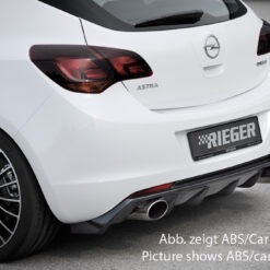 Alternative view of Difusor Opel Astra J hatchback 11.08-09.12   -Preto Mate