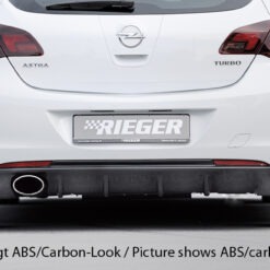 Alternative view of Difusor Opel Astra J hatchback 11.08-09.12   -Preto Mate