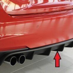 Difusor BMW 3-series F31  (3K/3K-N1) touring 10.12-06.15   -Preto Mate