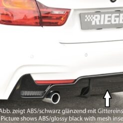 Difusor BMW 4-series F36  (3C) gran coupe (5-dr.) 07.15-  LCI  -Preto Mate