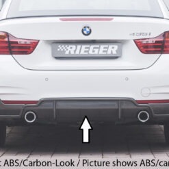 Difusor BMW 4-series F36  (3C) gran coupe (5-dr.) 07.15-  LCI  -Preto Mate