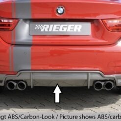 Difusor BMW 4-series F36  (3C) gran coupe (5-dr.) 07.15-  LCI  -Preto Mate