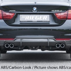 Alternative view of Difusor BMW 4-series F36  (3C) gran coupe (5-dr.) 07.15-  LCI  -Preto Mate