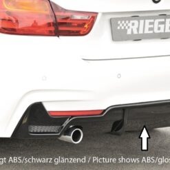 Difusor BMW 4-series F36  (3C) gran coupe (5-dr.) 07.15-  LCI  -Preto Mate