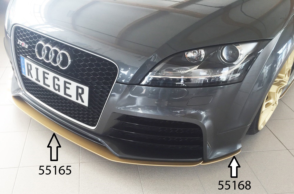 Spoiler / Lip Audi TT RS (8J) roadster 09.09- Preto Mate (Não S-LINE) - Image 4