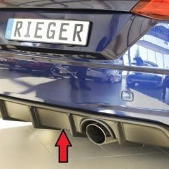 Difusor Audi TT (8J-FV/8S) roadster 09.18-  (Não SLINE) -Preto Mate
