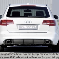 Alternative view of Difusor Audi A6 (4F) sedan 10.08-08.11  (Não SLINE) -Preto Mate