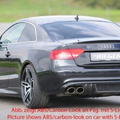 Alternative view of Difusor Audi A5 (B8/B81) coupe 06.07-07.11  (Não SLINE) -Preto Mate