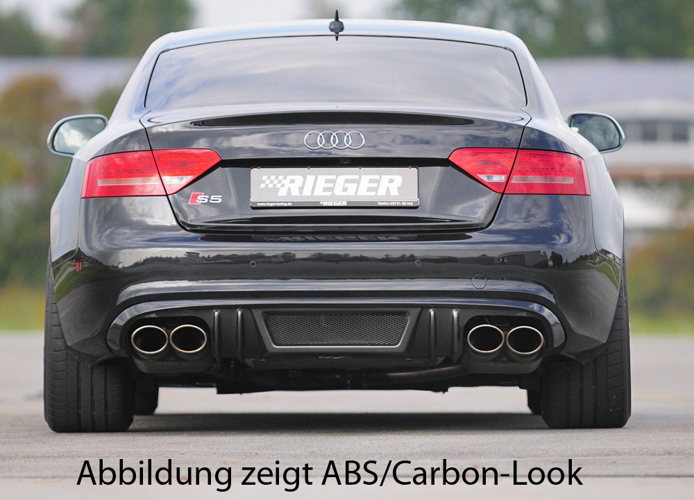 Difusor Audi A5 S5 (B8/B81) sportback 06.07-07.11 (S-LINE) -Preto Mate - Image 2