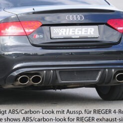 Difusor Audi A5 S5 (B8/B81) sportback 06.07-07.11  (S-LINE) -Preto Mate