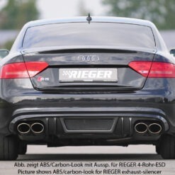 Alternative view of Difusor Audi A5 S5 (B8/B81) sportback 06.07-07.11  (S-LINE) -Preto Mate