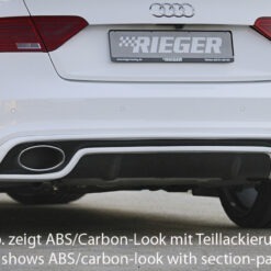 Difusor Audi A5 S5 (B8/B81) coupe 10.11-06.16  (S-LINE) -Preto Mate