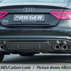 Difusor Audi A5 S5 (B8/B81) sportback 10.11-06.16  (S-LINE) -Preto Mate