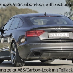 Alternative view of Difusor Audi A5 S5 (B8/B81) sportback 10.11-06.16  (S-LINE) -Preto Mate