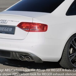 Alternative view of Difusor Audi A4 S4 (B8/B81) sedan 11.08-12.11  (S-LINE) -Preto Mate