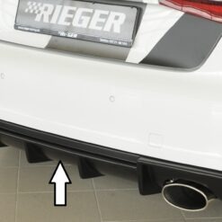 Difusor Audi A3 S3 (8V) 5-dr. (sportback 8VA) 05.13-08.16  (S-LINE) -Preto Mate