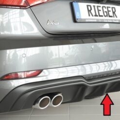 Difusor Audi A3 (8V) 5-dr. (sportback 8VA) 09.16-  (S-LINE) -Preto Mate