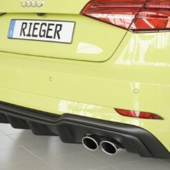 Alternative view of Difusor Audi A3 S3 (8V) 5-dr. (sportback 8VA) 09.16-  (S-LINE) -Preto Mate