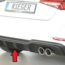 Difusor Audi A3 (8V) 5-dr. (sportback 8VA) 09.16-  (S-LINE) -Preto Mate