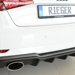Alternative view of Difusor Audi A3 S3 (8V) 5-dr. (sportback 8VA) 09.16-  (S-LINE) -Preto Mate