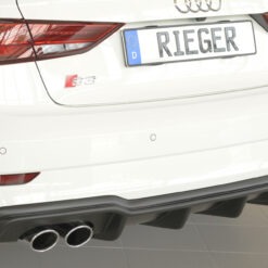 Alternative view of Difusor Audi A3 S3 (8V) 5-dr. (sedan 8VS) 09.16-  (S-LINE) -Preto Mate